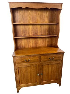 Lot 220 - TEAK KITCHEN DRESSER