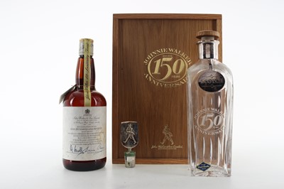 Lot 311 - JOHNNIE WALKER 150TH ANNIVERSARY DECANTER SET 75CL