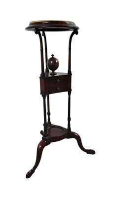 Lot 235 - MAHOGANY WASHSTAND