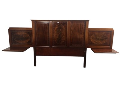Lot 268 - MAHOGANY HEADBOARD