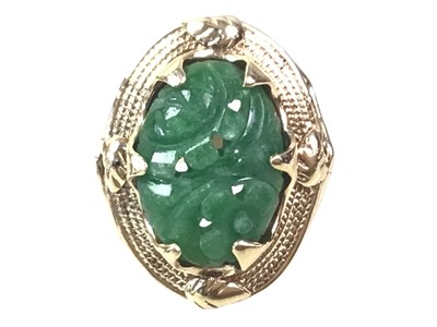 Lot 298 - COLLECTION OF JADE JEWELLERY