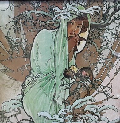 Lot 285 - GROUP OF FOUR MUCHA PRINTS