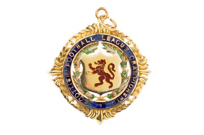 Lot 1742 - JOHN HUGHES, CELTIC F.C., FIRST DIVISION WINNERS GOLD MEDAL