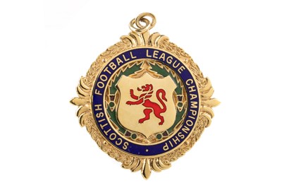 Lot 1748 - RUDI VATA, SCOTTISH FOOTBALL LEAGUE CHAMPIONSHIP MEDAL