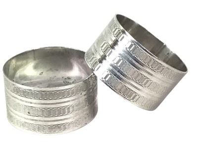 Lot 325 - COLLECTION OF SILVER AND SILVER PLATED ITEMS