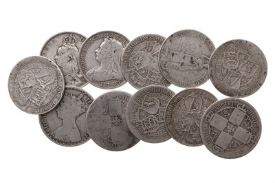 Lot 105 - TWO VICTORIA GOTHIC FLORINS