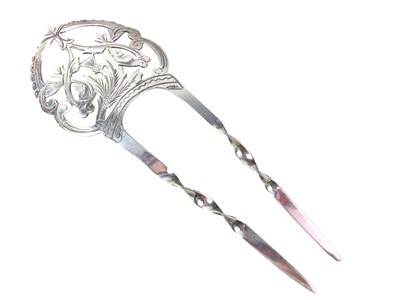 Lot 365 - SILVER HAIR SLIDE