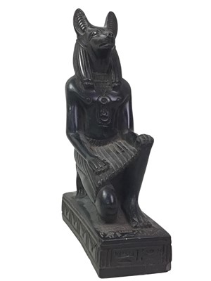 Lot 345 - TWO EGYPTIAN STYLE FIGURES