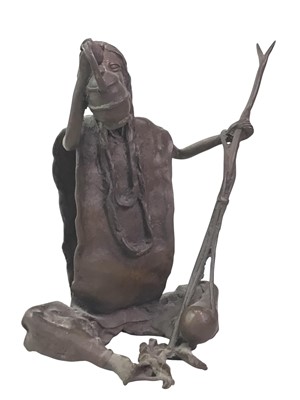 Lot 337 - CAST METAL FIGURE