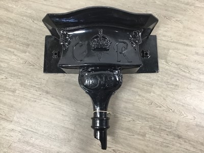 Lot 1320 - PAIR OF GEORGE V CAST IRON RAIN HOPPERS