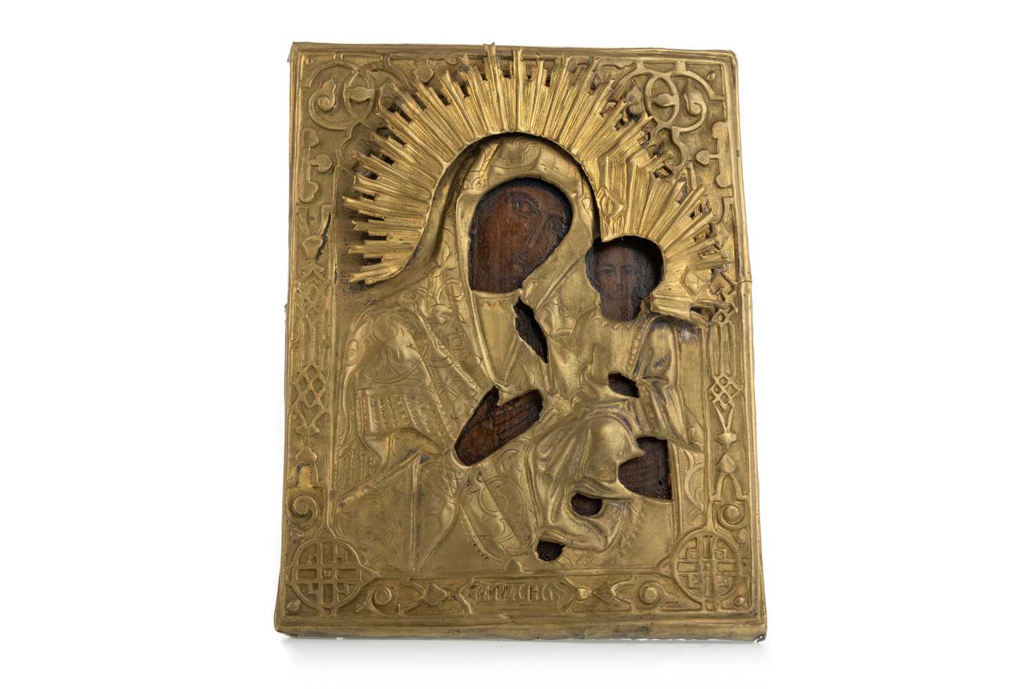 Lot 1321 - RUSSIAN ORTHODOX ICON