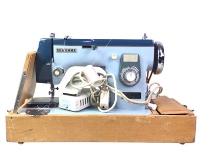 Lot 387 - TWO VINTAGE SEWING MACHINES