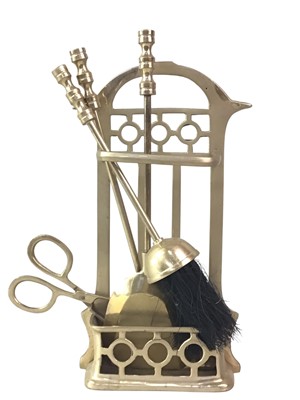 Lot 389 - COLLECTION OF BRASSWARE