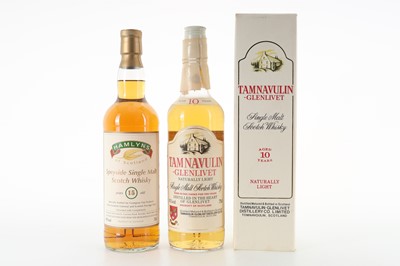 Lot 113 - TAMNAVULIN-GLENLIVET 10 YEAR OLD 75CL AND HAMLYNS 15 YEAR OLD
