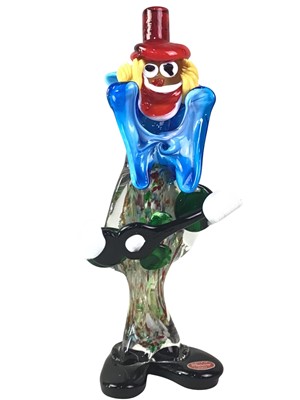 Lot 402 - MURANO GLASS MODEL OF A CLOWN