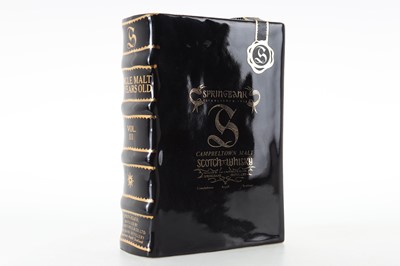 Lot 153 - SPRINGBANK 12 YEAR OLD BOOK DECANTER VOLUME 3 75CL