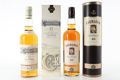 Lot 155 - CRAGGANMORE 12 YEAR OLD AND ABERLOUR 10 YEAR OLD