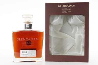 Lot 161 - GLENCADAM 1983 25 YEAR OLD SINGLE CASK #1002