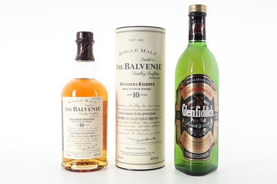 Lot 187 - GLENFIDDICH SPECIAL OLD RESERVE 75CL AND BALVENIE 10 YEAR OLD FOUNDER'S RESERVE
