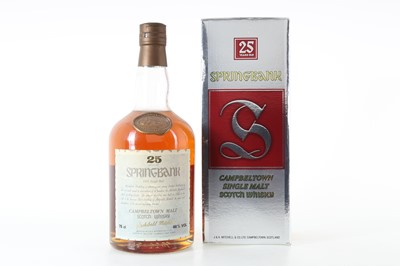 Lot 193 - SPRINGBANK 25 YEAR OLD J ARCHIBALD MITCHELL 1980S 75CL