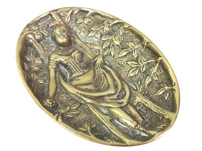 Lot 448 - TWO RISQUE NOVELTY DISHES