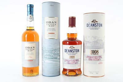 Lot 276 - OBAN LITTLE BAY AND DEANSTON 2008 9 YEAR OLD BORDEAUX FINISH
