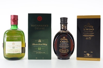 Lot 278 - DIMPLE 1890 50CL AND BUCHANAN'S DELUXE 12 YEAR OLD 75CL