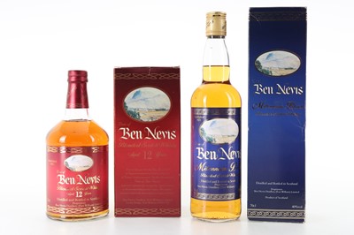 Lot 332 - DEW OF BEN NEVIS 12 YEAR OLD AND MILLENNIUM BLEND