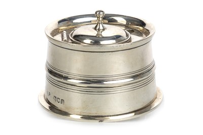 Lot 827 - EDWARD VII SILVER NOVELTY INKWELL