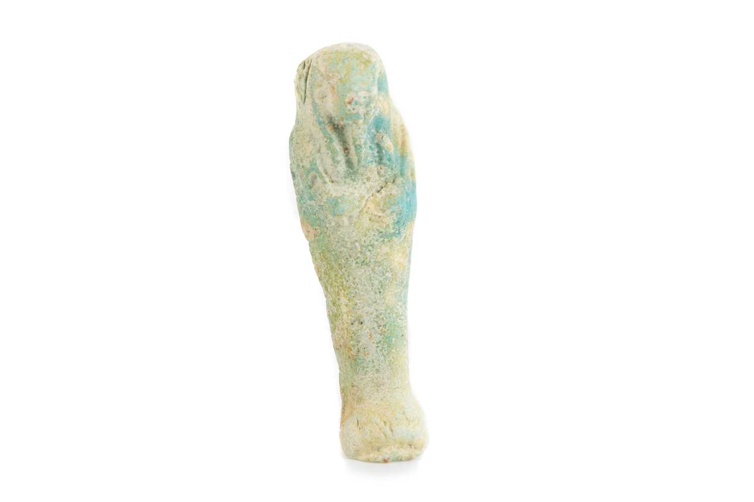 Lot 1325 - PTOLEMAIC FAIENCE USHABTI