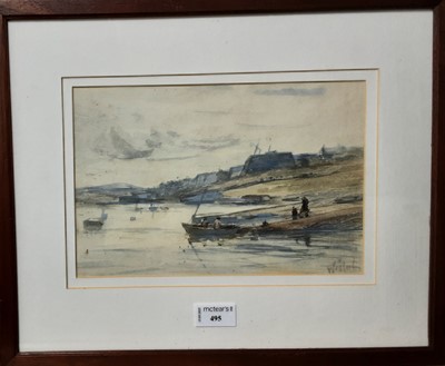 Lot 495 - PETER WISHART ARSA (SCOTTISH 1846 - 1932)