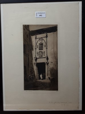 Lot 492 - SIR LIONEL ARTHUR LINDSAY (AUSTRALIAN 1874-1961)