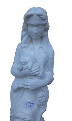 Lot 422 - RECONSTITUTED STONE FIGURE