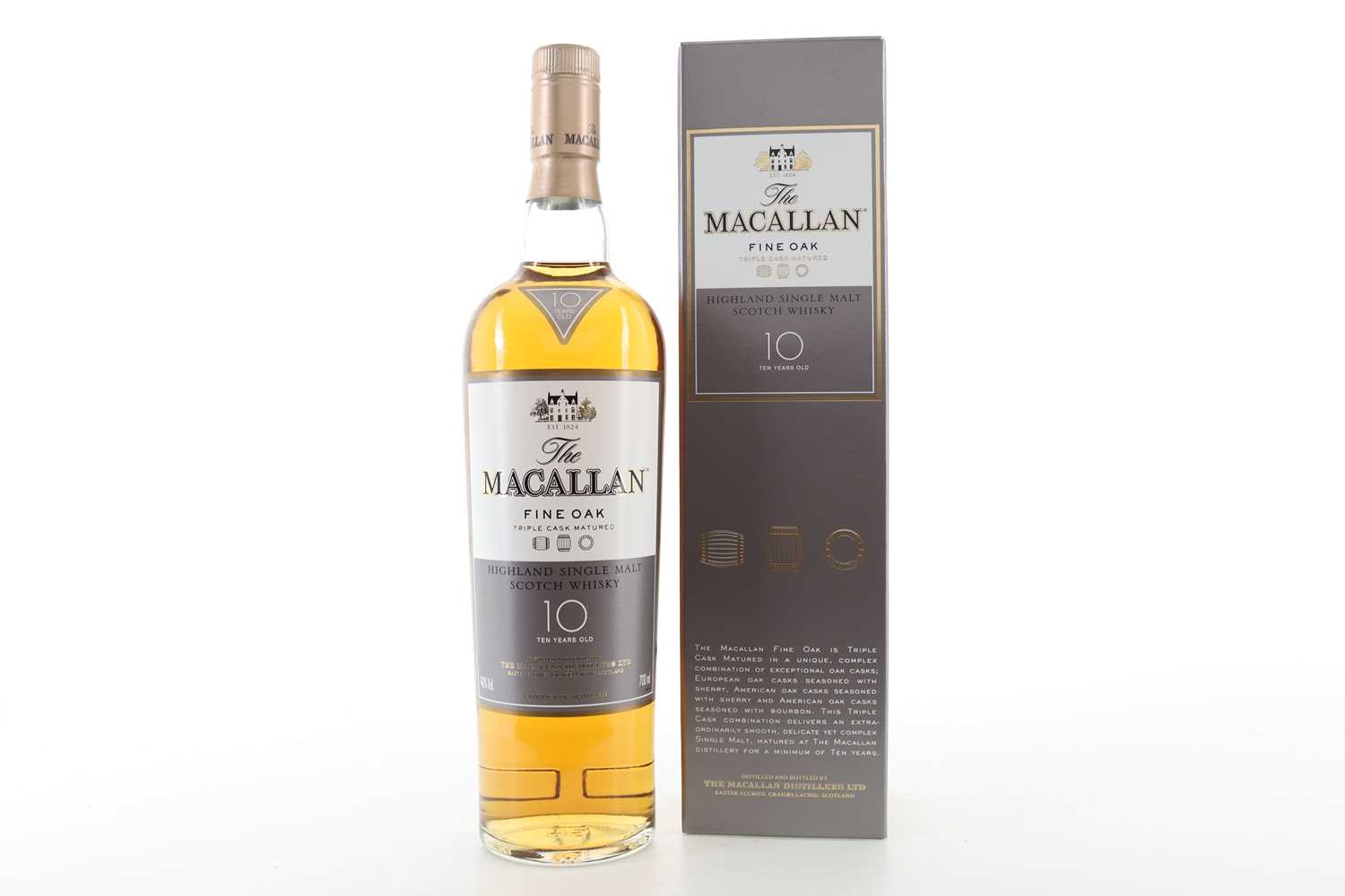 Lot 7 - MACALLAN 10 YEAR OLD FINE OAK