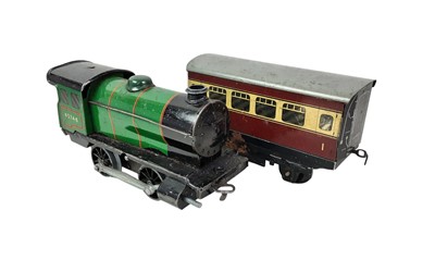 Lot 483 - HORNBY O GAUGE MODEL TRAIN SET