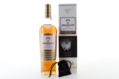 Lot 51 - MACALLAN GOLD WITH CUFFLINKS