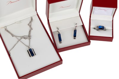 Lot 836 - GROUP OF BACCARAT SILVER JEWELLERY