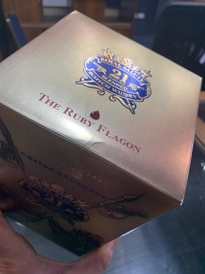 Lot 75 - CHIVAS ROYAL SALUTE 21 YEAR OLD RUBY DECANTER