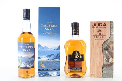Lot 347 - TALISKER SKYE AND JURA 10 YEAR OLD ORIGIN