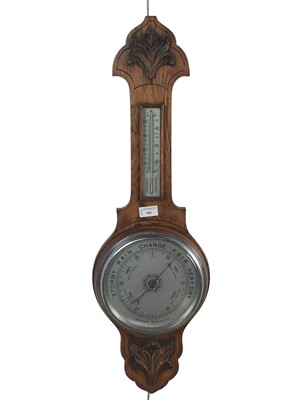 Lot 508 - VICTORIAN WALL BAROMETER