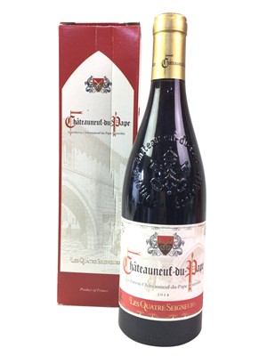 Lot 630 - LES QUATRE SEIGNEURS 2014 CHATEAUNEUF-DU-PAPE