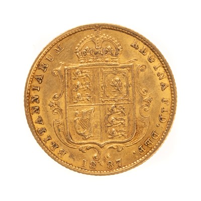 Lot 124 - VICTORIA GOLD HALF SOVEREIGN