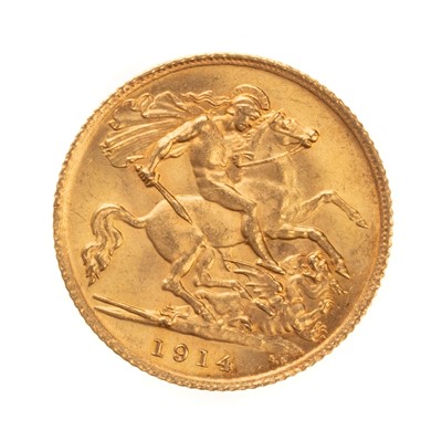 Lot 126 - GEORGE V GOLD HALF SOVEREIGN
