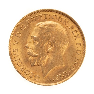 Lot 127 - GEORGE V GOLD HALF SOVEREIGN