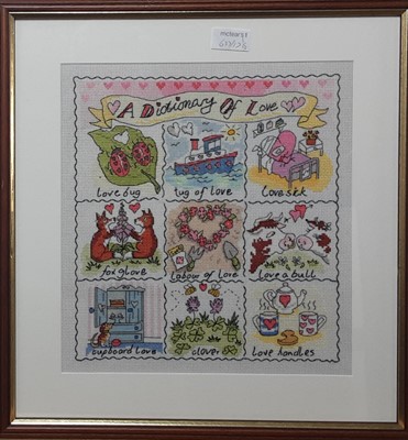 Lot 633 - GROUP OF FRAMED TAPESTRIES