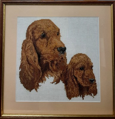 Lot 633 - GROUP OF FRAMED TAPESTRIES