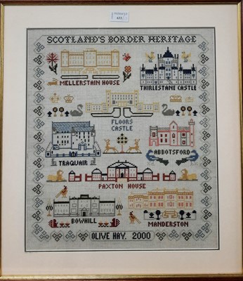 Lot 633 - GROUP OF FRAMED TAPESTRIES