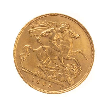 Lot 130 - EDWARD VII GOLD HALF SOVEREIGN