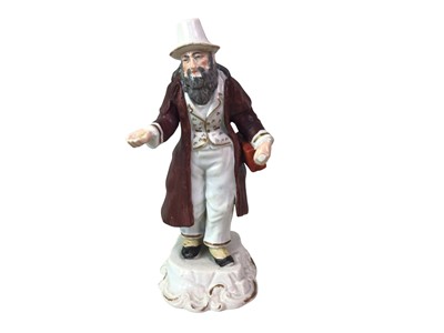 Lot 526 - CERAMIC STANDING FIGURE OF A BEARDED MAN