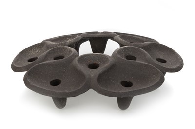 Lot 397 - JENS HARALD QUISTGAARD (DANISH, 1919-2008), LOTUS CANDLE HOLDER